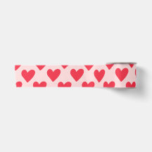 Valentijnse  rood en roze hartpatroon