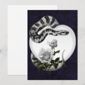 Valentijnse  rood feestdagenkaart (Voorkant / Achterkant)