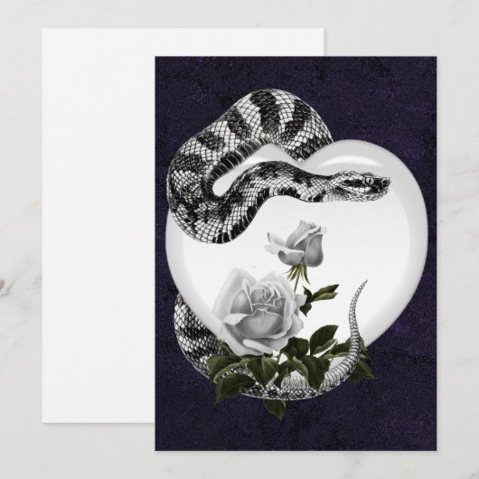 Valentijnse rood feestdagenkaart (Voorkant / Achterkant)