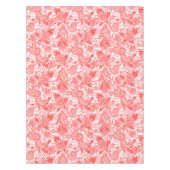  Valentijnse  rood op witte  Paisley Tafelkleed (Voorkant)