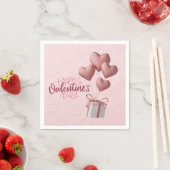 Valentijnse roze ballonnen papier Napkin Servet (Insitu)