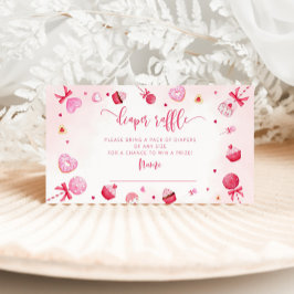 Valentijnse roze hardeerklepkaartje informatiekaartje