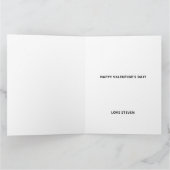 Valentijnse Rozen lijken rood Vriendin Kaart (Binnen)