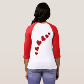 Valentijnse Shirten van de vrouw Lady's Love Jerse T-shirt (Achterkant volledig)