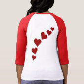 Valentijnse Shirten van de vrouw Lady's Love Jerse T-shirt (Achterkant)