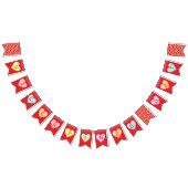 Valentijnse Snoep bunting banner (Alle)