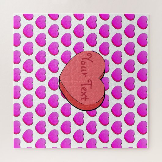 Valentijnse Snoep harttekening Legpuzzel (Horizontaal)