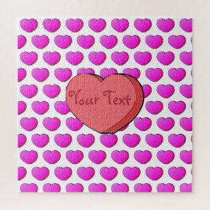 Valentijnse Snoep harttekening Legpuzzel