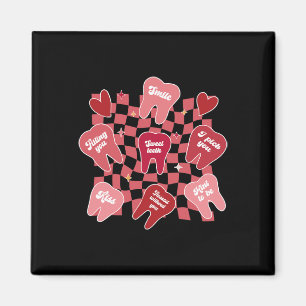 Valentijnse Snoep Tandarts Hygiëniste Tandarts Co Magneet