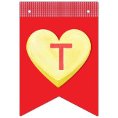 Valentijnse Snoep Te Amo Mi Amore bunting banner (Tweede vlag)