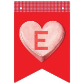 Valentijnse Snoep Te Amo Mi Amore bunting banner (Derde vlag)