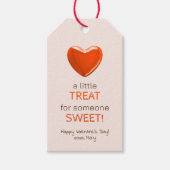 Valentijnse snoepjes hart beetje lief traktatie cadeaulabel (Voorkant)