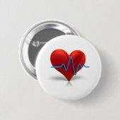 Valentijnse speciale kleding ronde button 5,7 cm (Voorkant /achterkant)