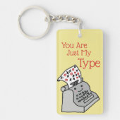 Valentijnse  spenderen nieuwheid Je bent gewoon mi Sleutelhanger (Voorkant)