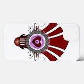 Valentijnse Star Burst iPad-draagtas Case-Mate iPhone Case (Achterkant (horizontaal))