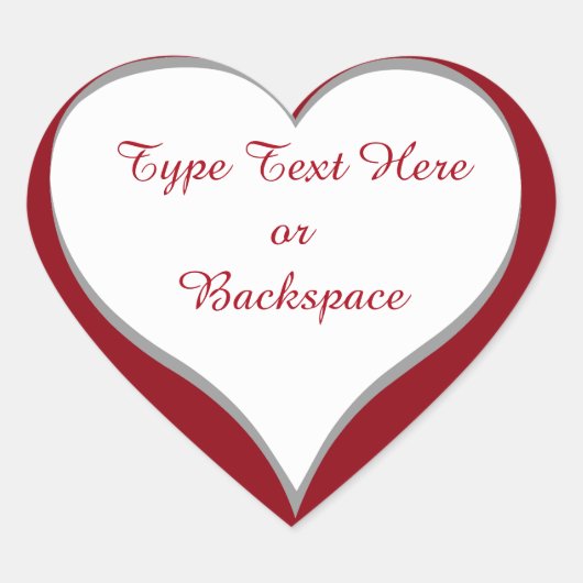 Valentijnse sticker ik hou van jou sticker persona (Voorkant)