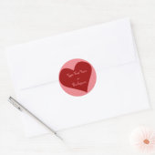 Valentijnse sticker ik hou van jou sticker persona (Envelop)