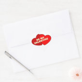 Valentijnse Stickers Vierkant (Envelop)
