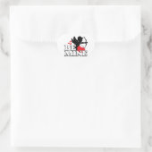 Valentijnse Stickers Vierkant (Tas)