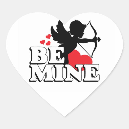 Valentijnse Stickers Vierkant (Voorkant)