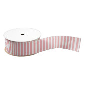 Valentijnse strips in Blush Pink en White Grosgrain Lint (Spoel)