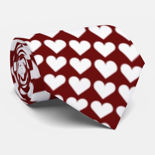 Valentijnse Stropdas van de Lichte Neckties van de (Opgerold)