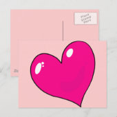 Valentijnse stutten feestdagenkaart (Voorkant / Achterkant)