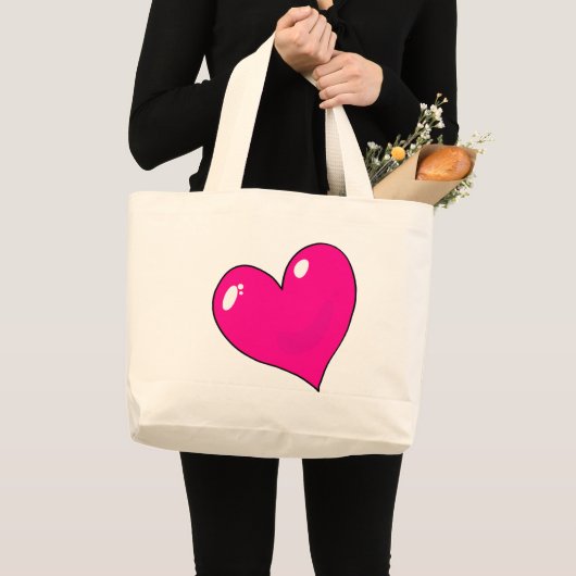 Valentijnse stutten grote tote bag (Voorkant (product))