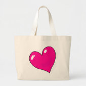 Valentijnse stutten grote tote bag (Voorkant)