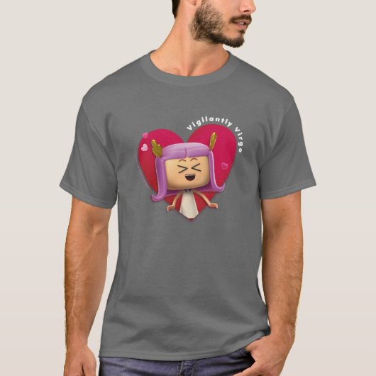 Valentijnse T-Shirt voor virgo (Voorkant)