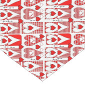 Valentijnse tablecloth Runner Korte Tafelloper (Hoek)