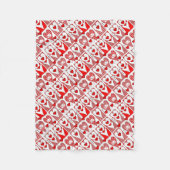 Valentijnse tapijten fleece deken (Voorkant)