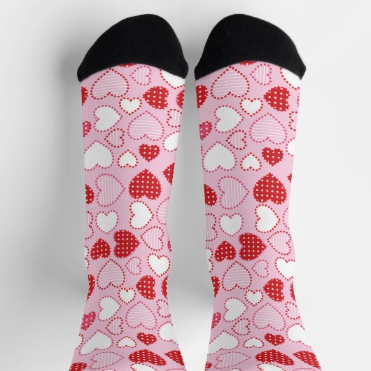 Valentijnse  trekken patroonsokken aan sokken (Top)