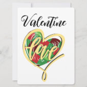 VALENTIJNSE UITGAVE FEESTDAGENKAART (Voorkant)