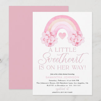 Valentijnse Uitnodiging, Lieverd Baby shower Kaart