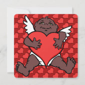 Valentijnse uitnodigingen Afrikaanse Cupid-Kaarten (Voorkant)