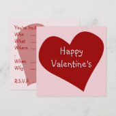 Valentijnse uitvindingen persoonlijke liefdesKaart Kaart (Voorkant / Achterkant)