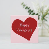 Valentijnse uitvindingen persoonlijke liefdesKaart Kaart (Staand voorkant)