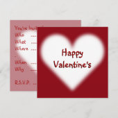 Valentijnse uitvindingen persoonlijke liefdesKaart Kaart (Voorkant / Achterkant)