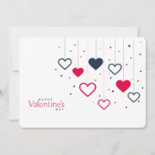 Valentijnse vakantiekaart feestdagenkaart (Voorkant)