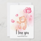 Valentijnse vakantiekaart feestdagenkaart (Voorkant)