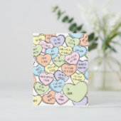 Valentijnse Valentijn oudere jongens in het klaslo Briefkaart (Staand voorkant)