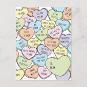 Valentijnse Valentijn oudere jongens in het klaslo Briefkaart (Voorkant)