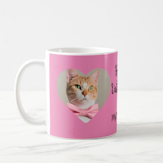 Valentijnse  van je poes, kattenliefhebber koffiemok (Links)