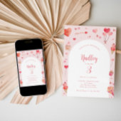 Valentijnse Verjaardagsuitnodiging Kaart