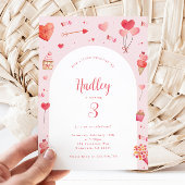 Valentijnse Verjaardagsuitnodiging Kaart