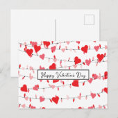 Valentijnse verlichting briefkaart (Voorkant / Achterkant)