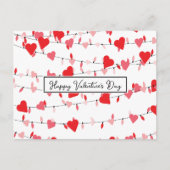 Valentijnse verlichting briefkaart (Voorkant)