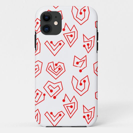Valentijnse versie Mazes Case-Mate iPhone Case (Achterkant)