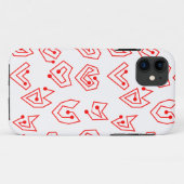 Valentijnse versie Mazes Case-Mate iPhone Case (Achterkant (horizontaal))